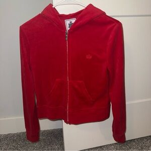 Juicy Couture Red Zip-Up Jacket